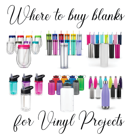 Where to Buy Blanks for Vinyl Crafting 